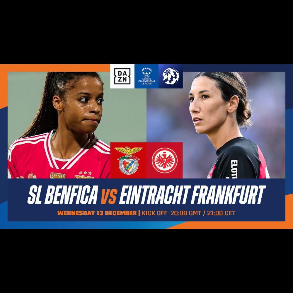 SL BENFICA - EINTRACHT FRANKFURT | UEFA WOMEN'S CHAMPIONS LEAGUE 2023-24, SPIELTAG 3 LIVESTREAM