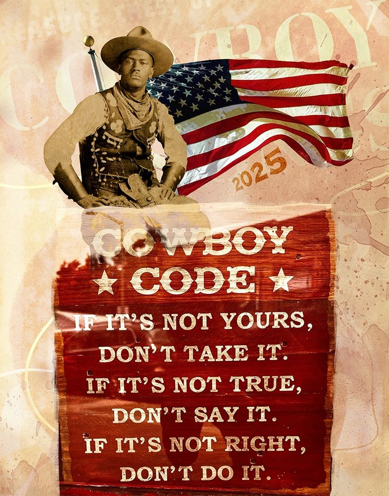 Cowboy Code: If it’s not yours, don’t take it. If it’s not true, don’t say it. If it’s not right, don’t do it! #ResistTrump
