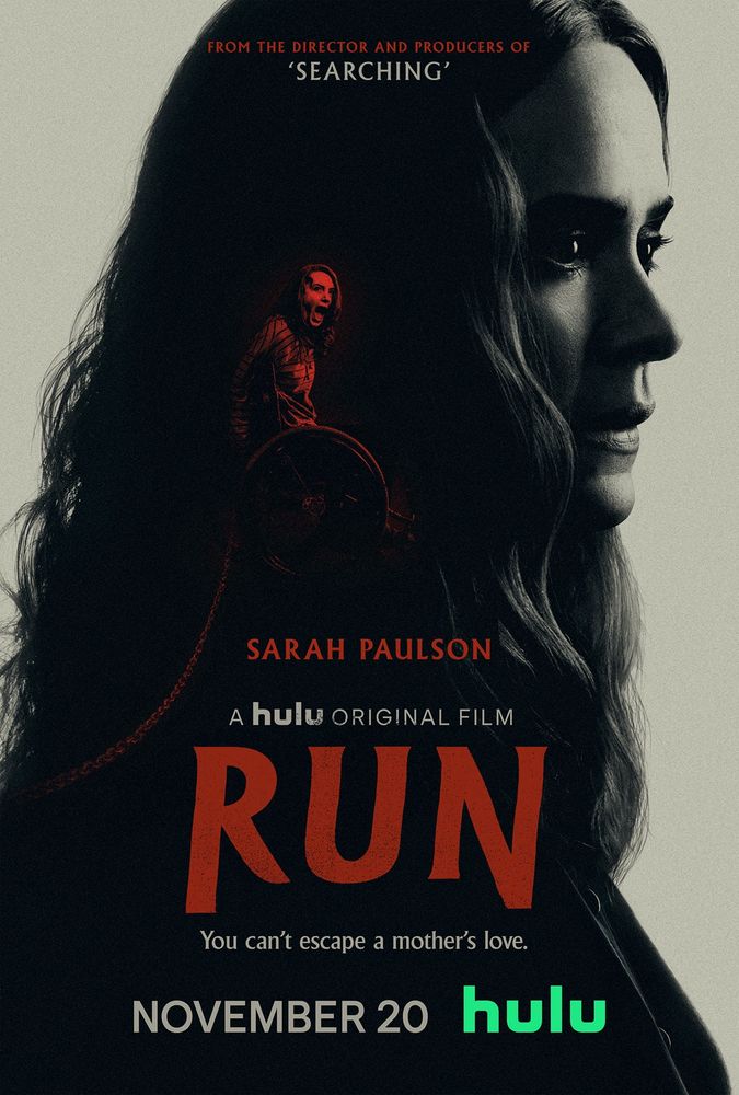 Poster for the movie Run with Sarah Paulson