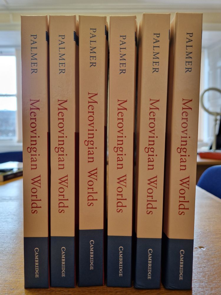 Author copies of my new book Merovingian Worlds