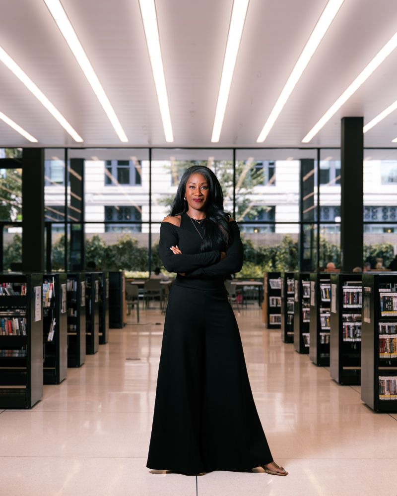 Photo by Ethan Wong. Me at Martin Luther King Jr. Memorial Library