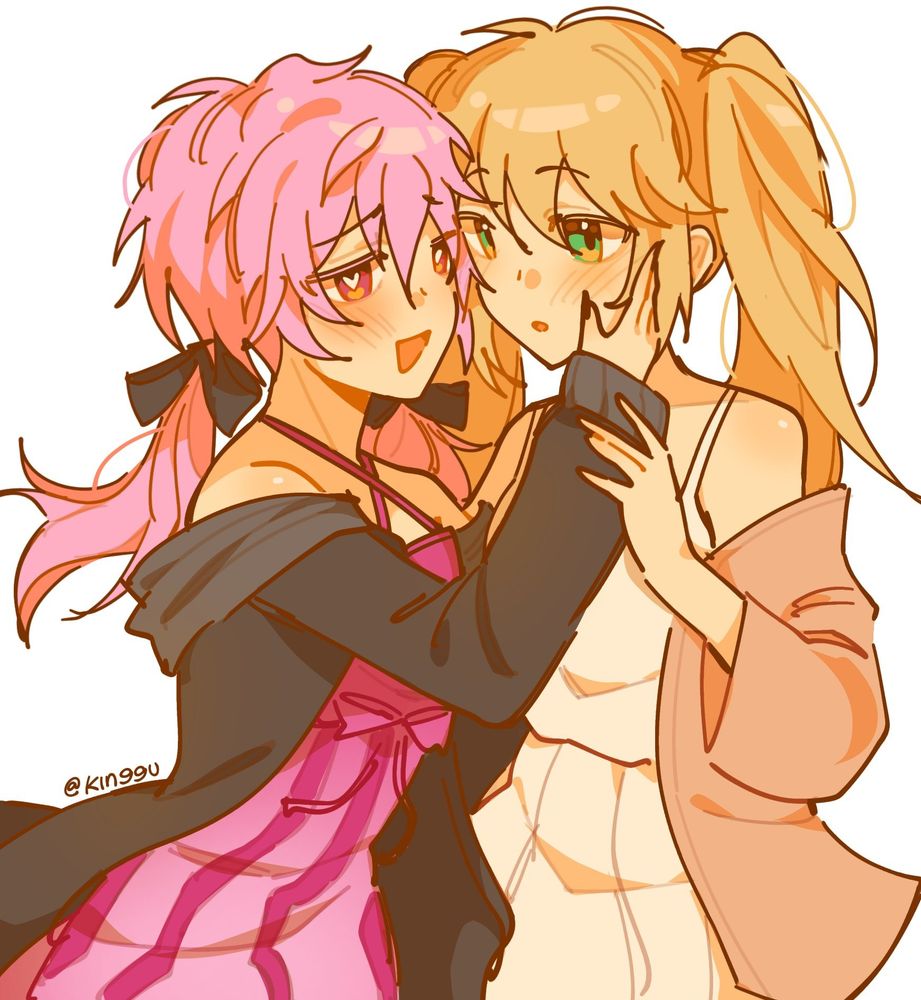 Yandere Kuku (Gacha World)
X
Tsundere Sakura (Gachaverse)

https://x.com/KAORUISTME/status/1783785642167824464