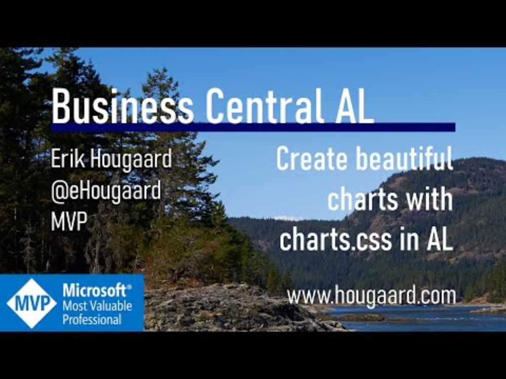 Create beautiful charts with charts.css in AL and Business Central