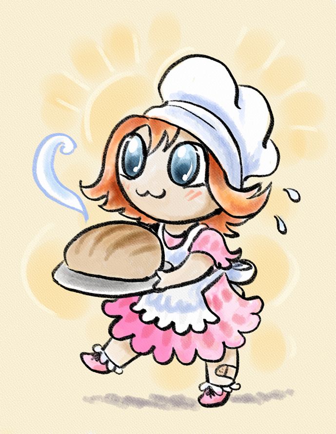 Amy delivering bread!