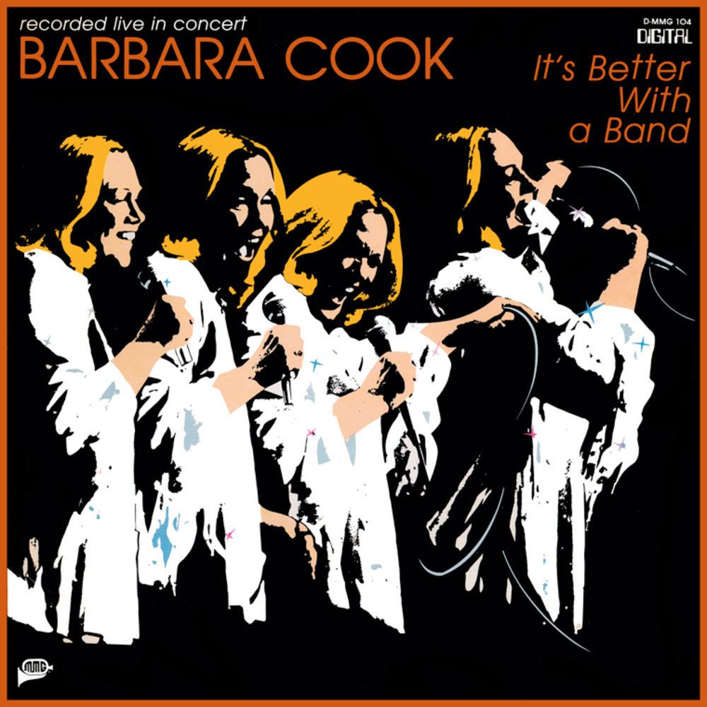 Barbara Cook It's Better with a Band recorded live in concert album cover