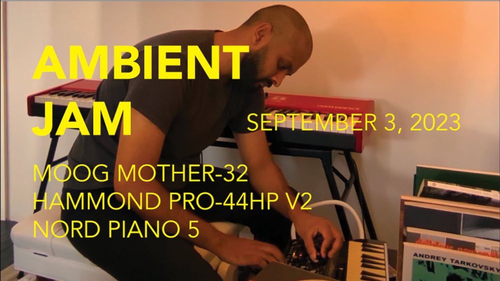 Ambient Jam (Moog Mother-32 Semi-Modular Analog Synthesizer, Hammond 44HP V2 Melodian, Nord Piano 5)