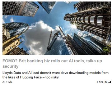 Modern Steel-and-glass buildings reaching into the sky in London alongside a church. These building include the Lloyd's of London HQ, "The Gherkin" 30 St Mary Axe, WTW HQ The Willis Building and St Andrew Undershaft a pre-fire of London CofE Church.

Below the is the headline to an article the image illustrates.