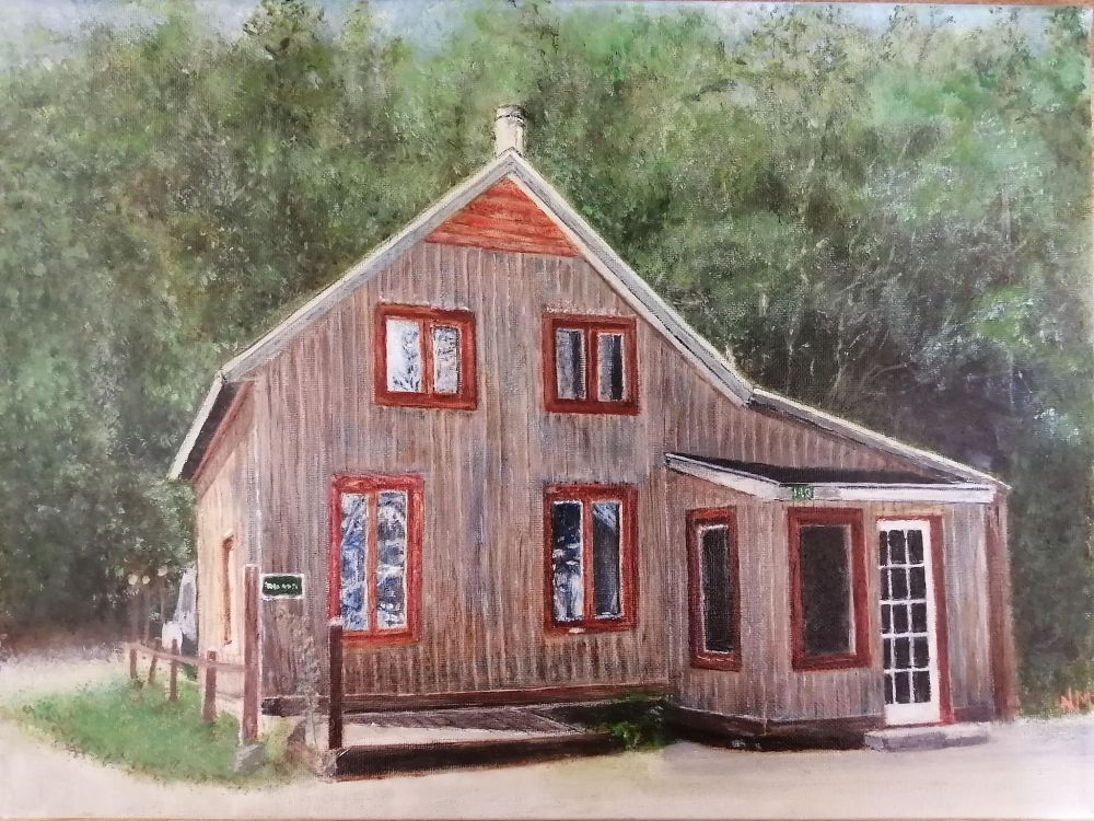 « Maison de Éric Cyr »
Acrylique sur toile - 2022
(12 x 16)