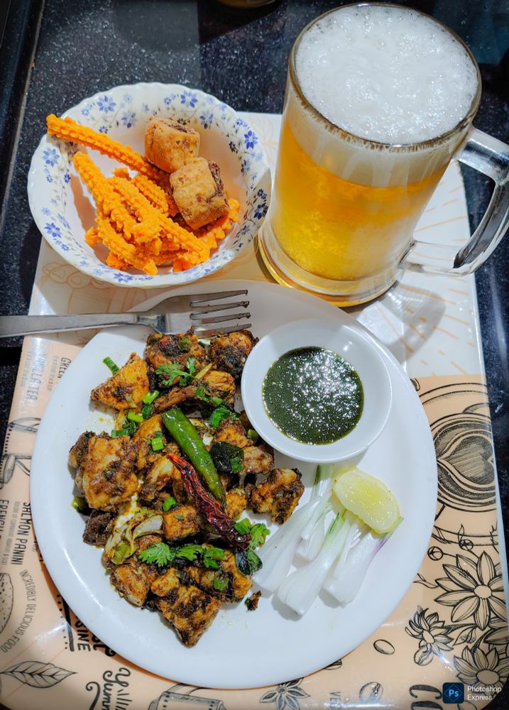 Chicken dry fry platter