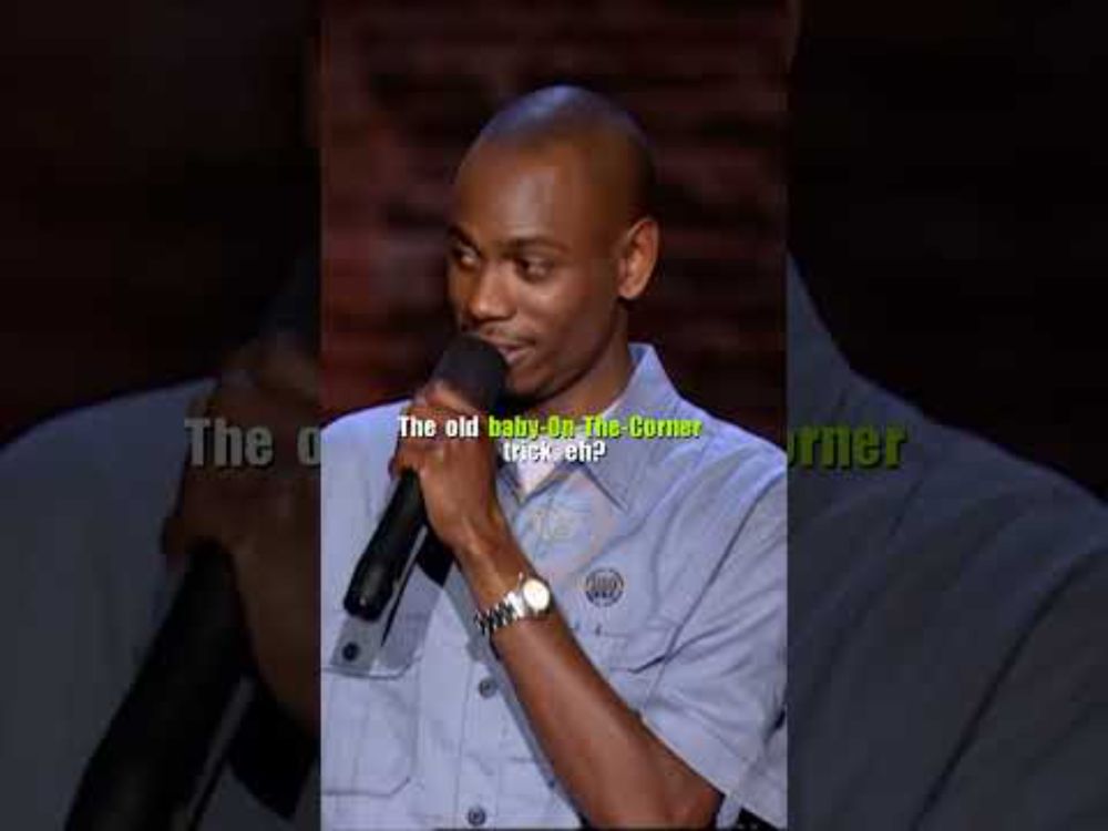 Dave Chappelle | The Old Baby-On-The-Conner Trick #shorts