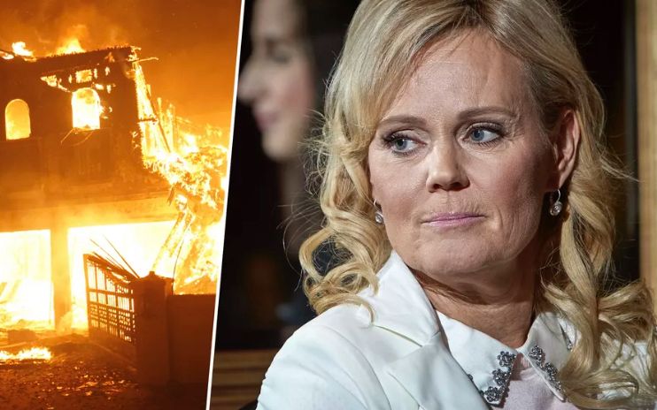 Sirpa Selänne kauhistelee maastopaloa.