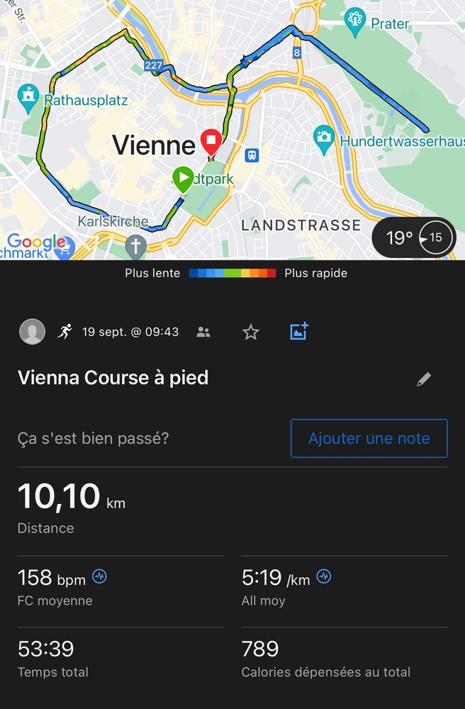 screenshot of garmin connect