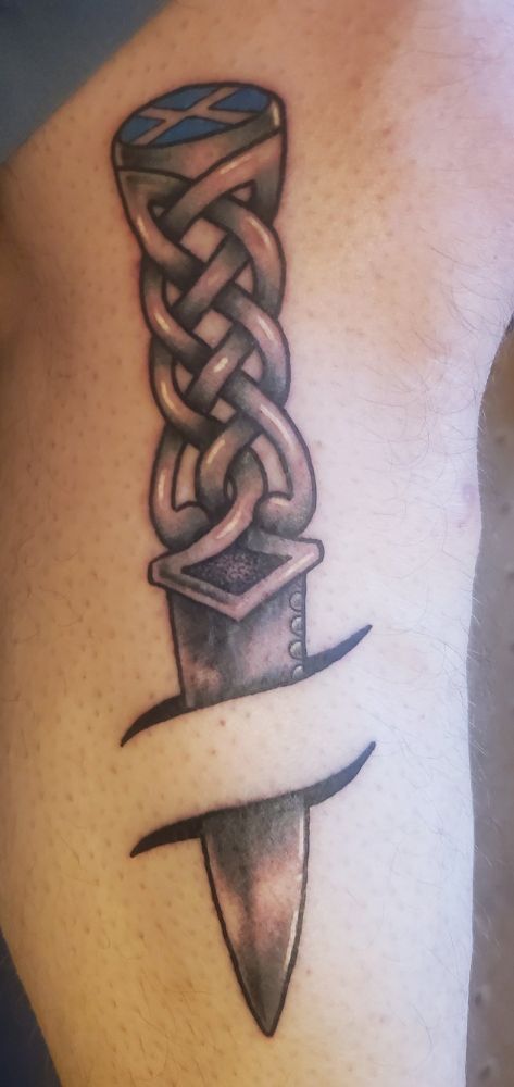 Sgian Dubh tattoo