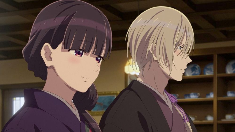 Miyo Saimori and Kiyoka Kudou