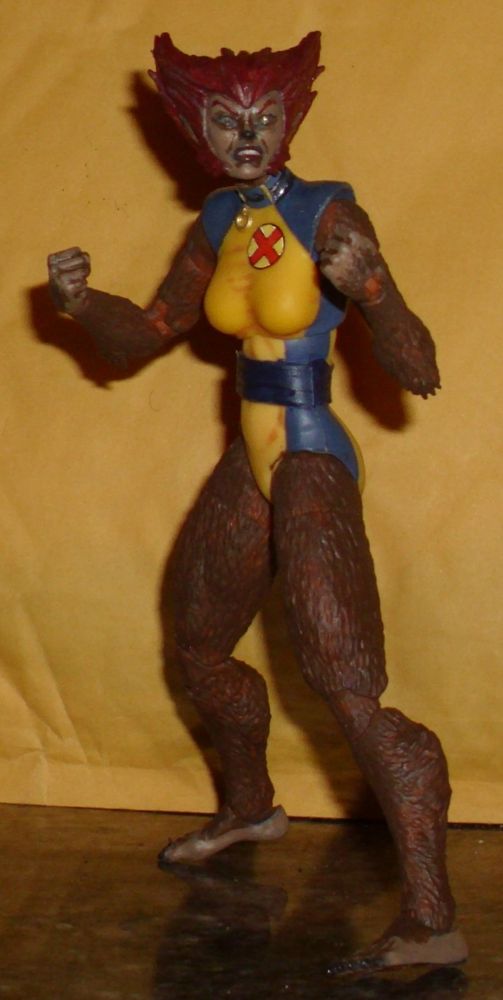 repainted Marvel Legends Wolfsbane action figure