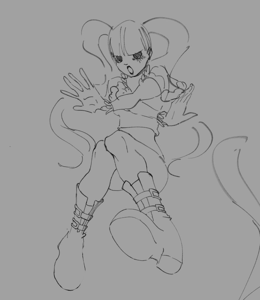 First lineart sketch