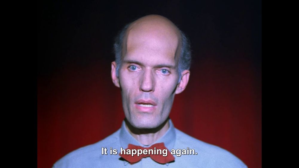 Twink Peaks Bald Guy saying It Is Happening Again