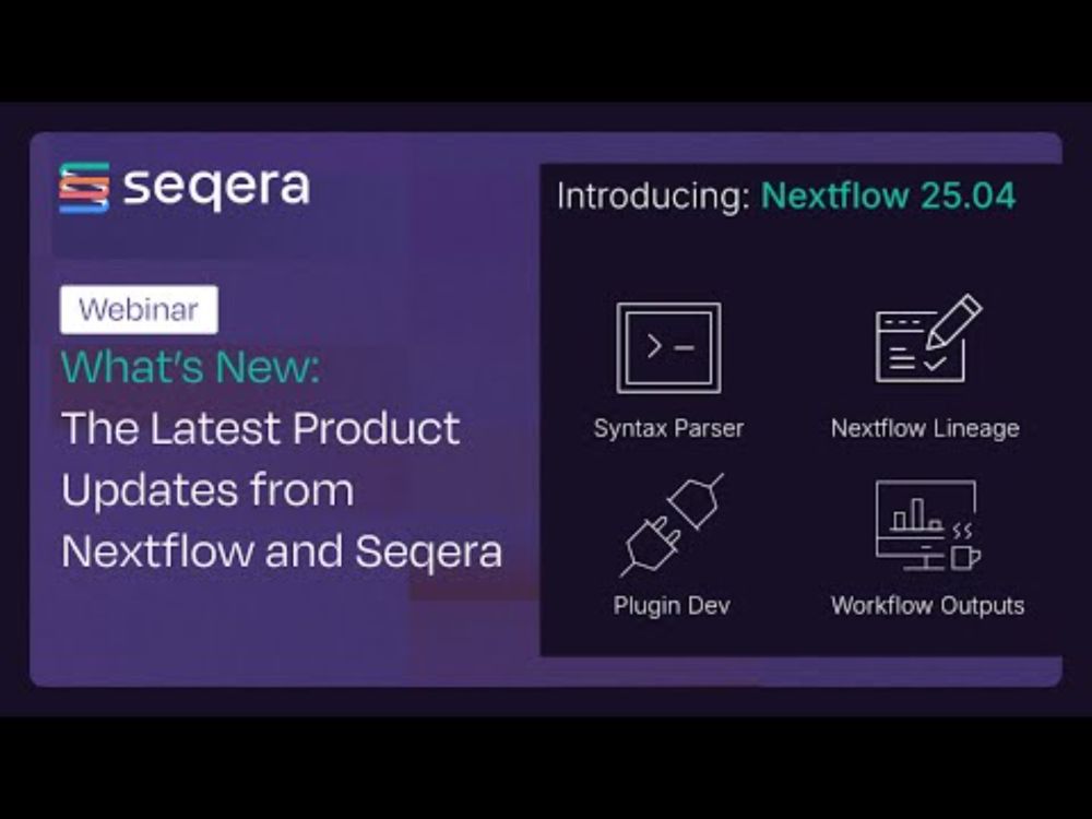Webinar: What's New: The Latest Product Updates from Nextflow and Seqera