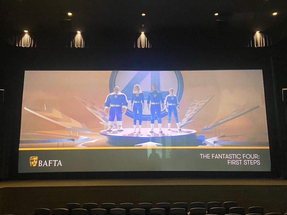 The FANTASIC FOUR: FIRST STEPS screen