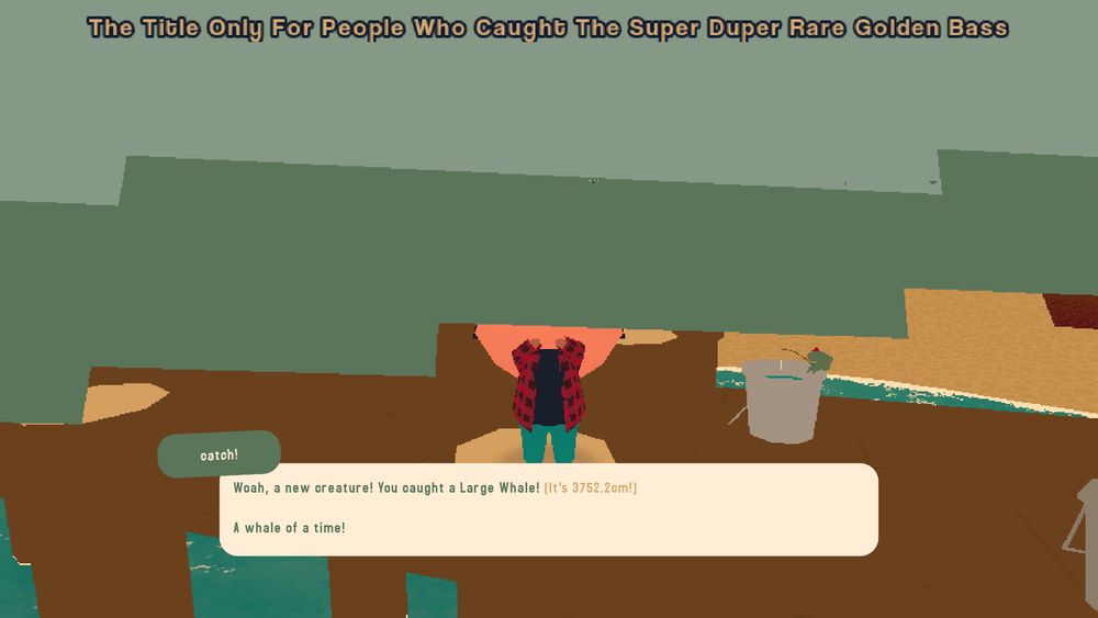 Cashew catching the giant whale in webfishing