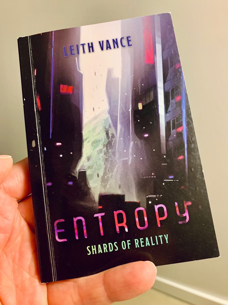 Mini book with the novella “Entropy” in it that came with the card game Entropy.