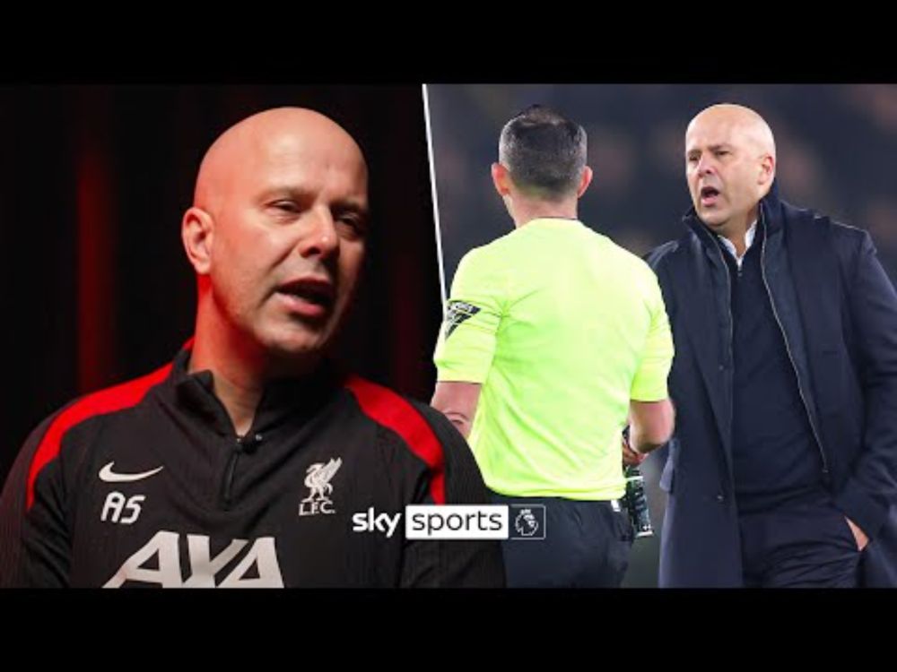 Arne Slot's honest explanation of his red card against Everton 🟥