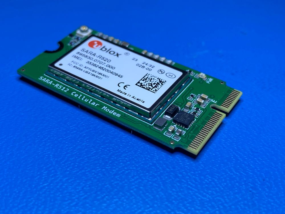 SARA-R512 LTE M.2 Card