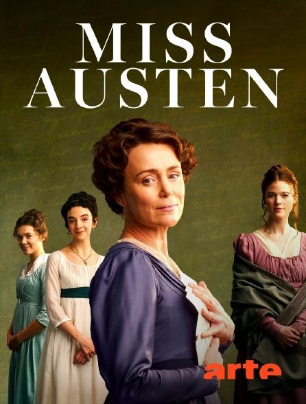 Affiche de la mini série "Miss Austen" diffusée sur Arte. 