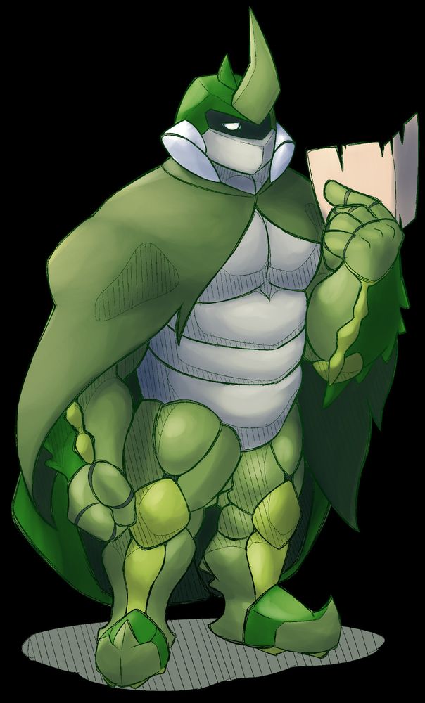 Kabbu from Bug Fables perusing a map.