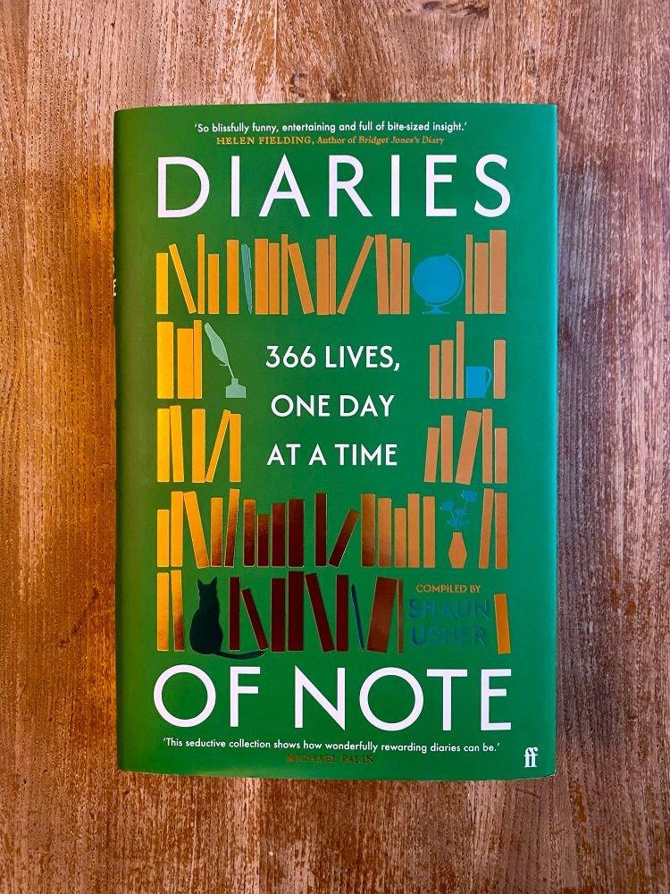 Cover of Diaries of Note compiled by Shaun Usher
