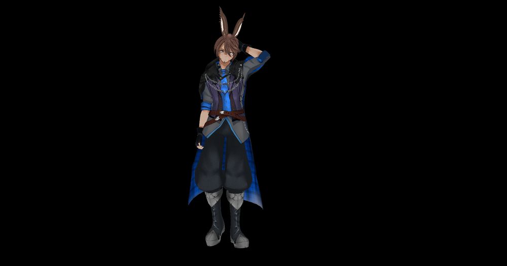 Xelcron in a casual standing pose