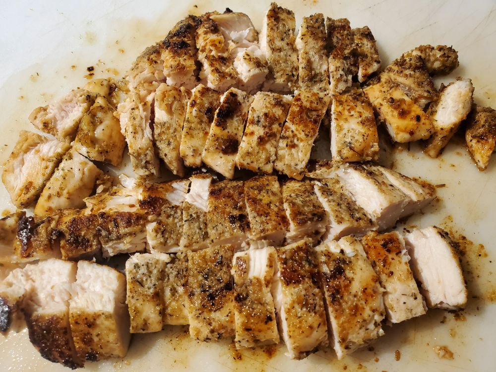 Garlic and herb chicken breast