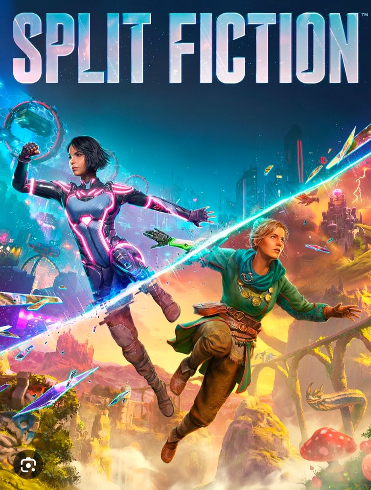 Split fiction game cover art