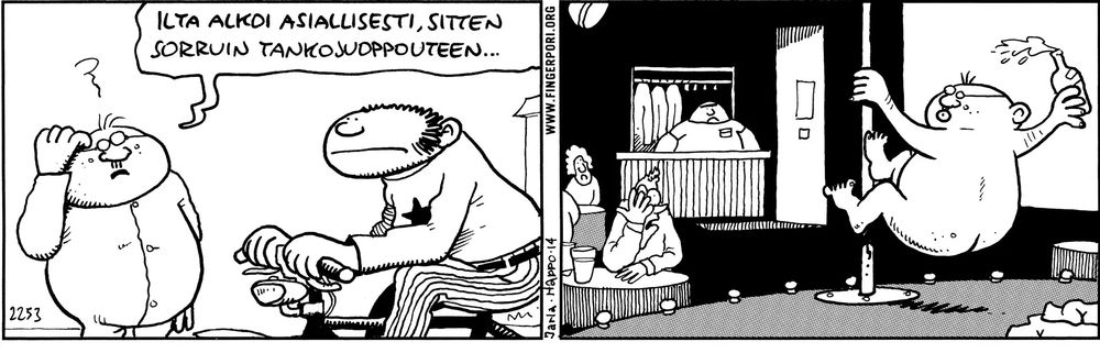 Vesan ilta alkoi asiallisesti, mutta sortui tankojuoppouteen.