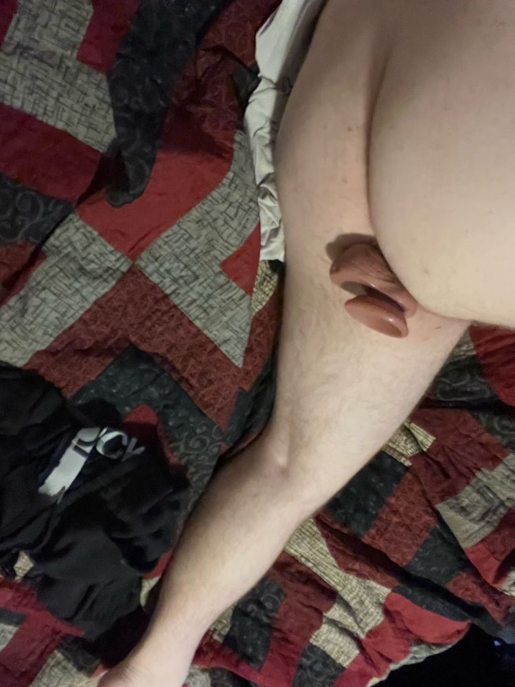 Another photo of a dildo in me butt 