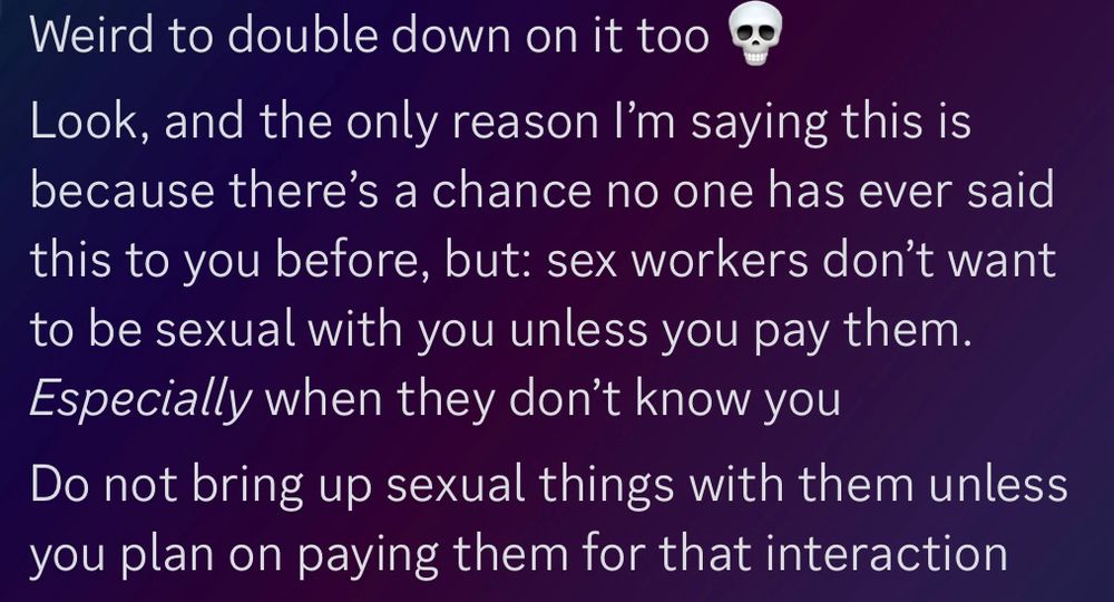 A screenshot of a message sent from camcam on discord. 