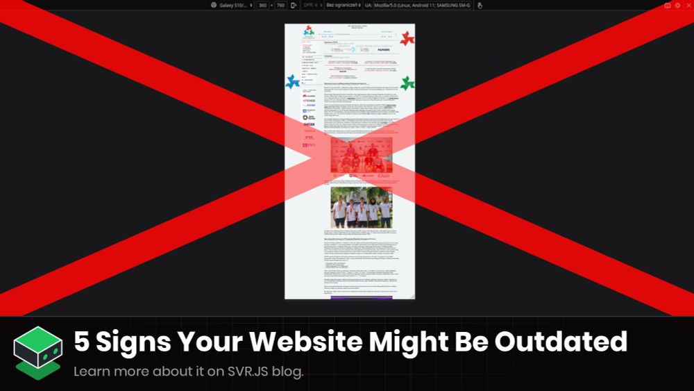 5 Signs Your Website Might Be Outdated - SVR.JS