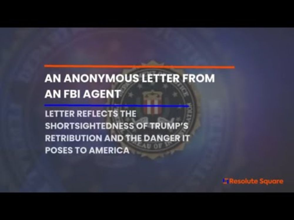 The Risk to America: A Letter from an Anonymous FBI Agent to America