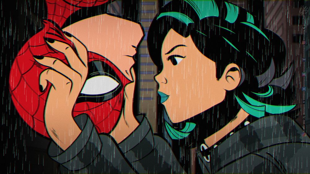 Your Friendly Neighborhood Spider-Man Peter and Nico movie scene homage