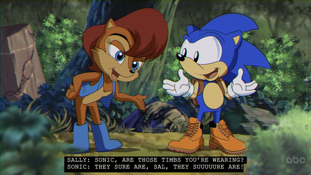 Sonic the Hedgehog (SatAM), Princess Sally Acorn, Timberland boots