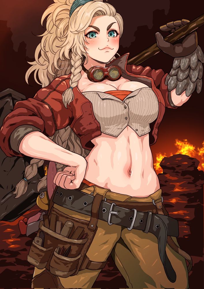 muscle girl woman female 筋肉娘