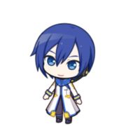 A chibi KAITO from the mobile game Project Sekai.