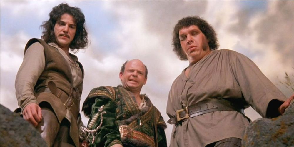 Inigo, the Sicilian, and the Giant from The  Princess Bride 