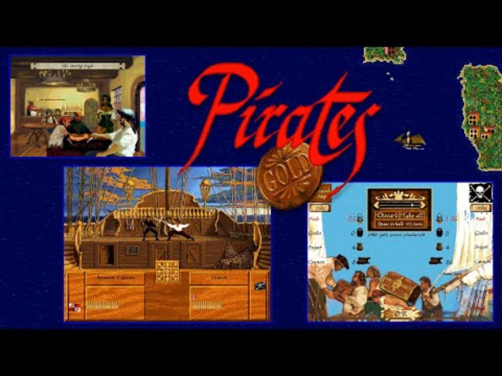 Sid Meier's Pirates! Gold - longplay - MicroProse, 1993 - PC / DOS - SVGA adventure strategy game