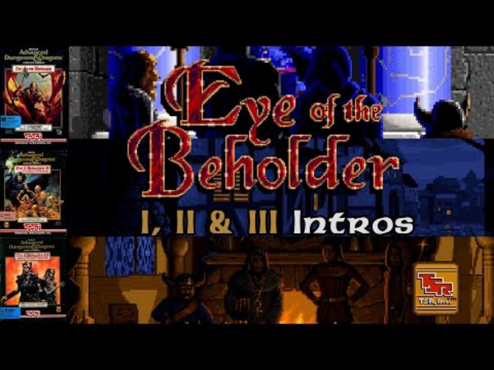 Eye Of The Beholder I, II, III Intros / Character Generator Eye Of The Beholder Series Westwood SSI