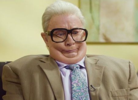 Jiminy Glick looking ... well looking like he does
