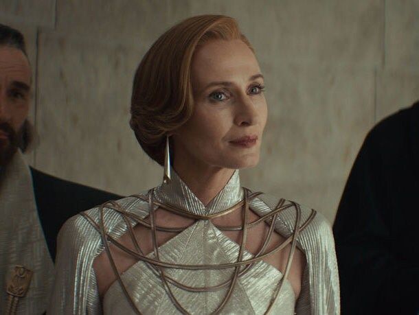 The character Mon Mothma in Star Wars: Andor, portrayed by Genevieve O'Reilly. 