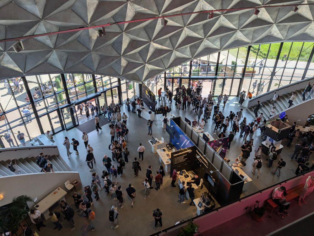 View from above the main area