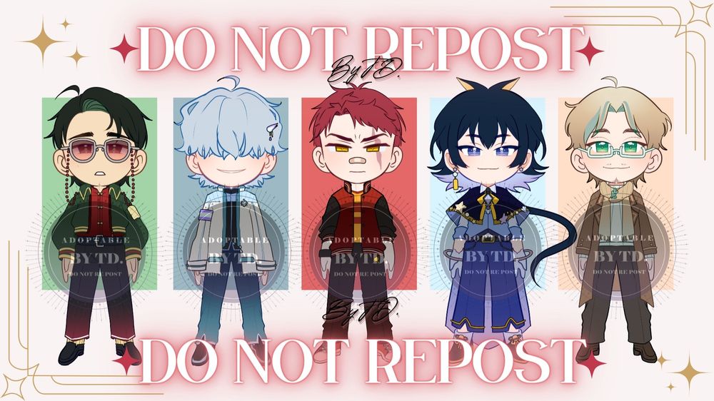 Adoptable by TD.
*** ทุกตัวละครมีเจ้าของหมดแล้ว ***