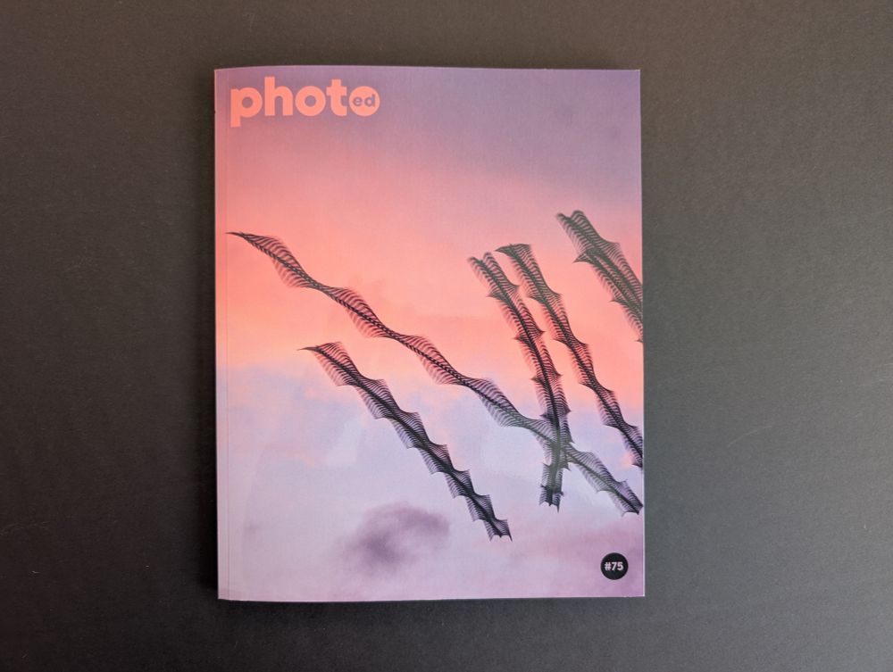 The front cover of issue number 75 of the Canadian photography magazine, PhotoED. The issue's theme is "Movement."